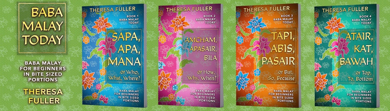 Baba Malay Today Banner showing 4 out of 6 books.