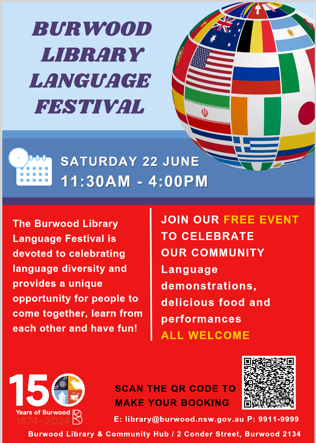 picture of Burwood Library Language Festival Event